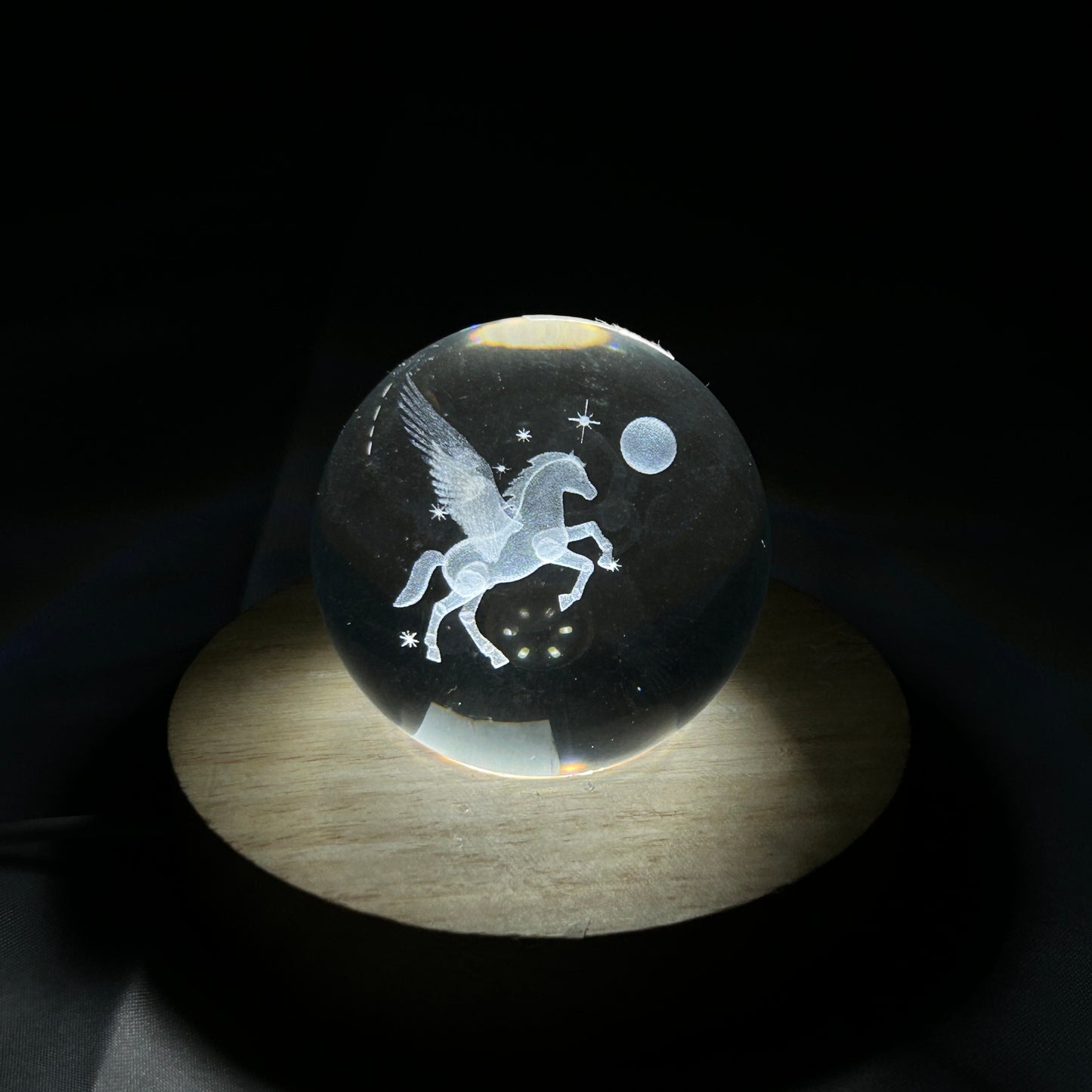 3D Laser Crystal Ball