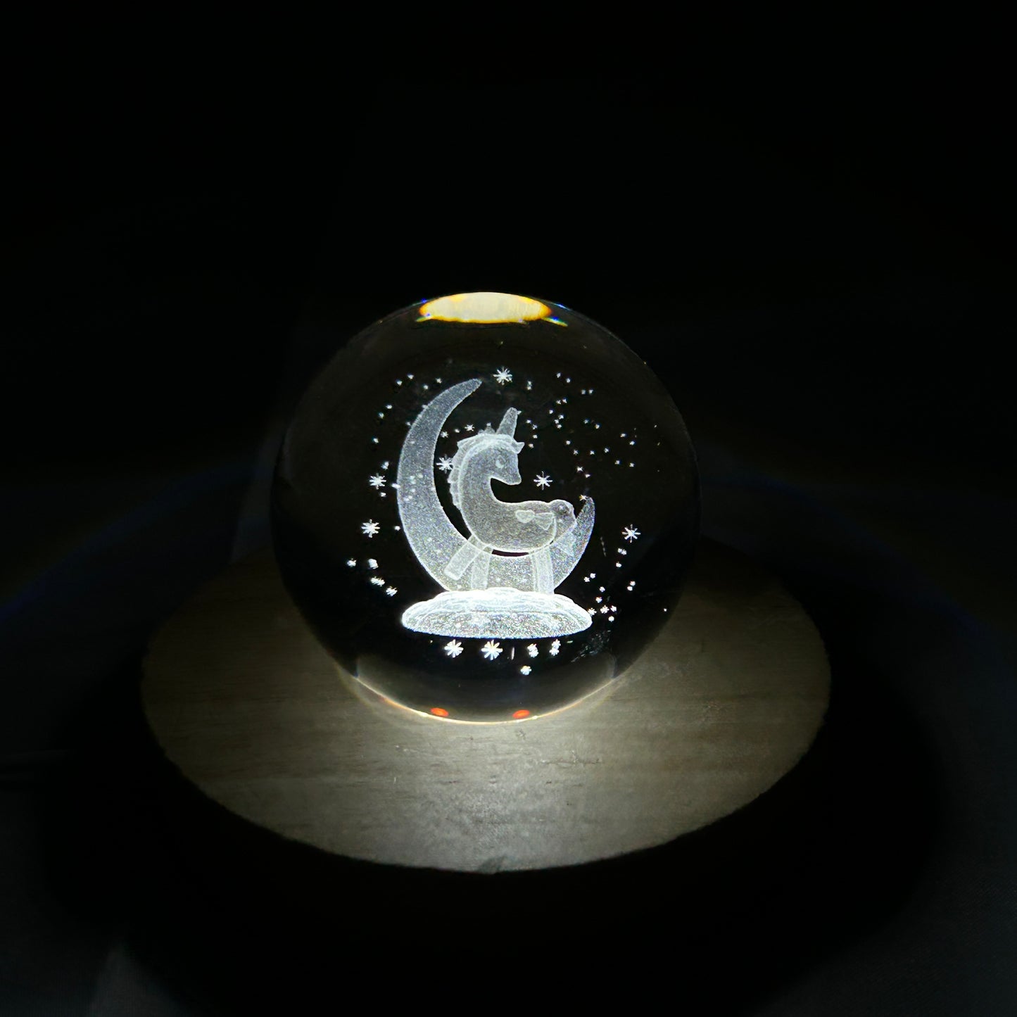 3D Laser Crystal Ball