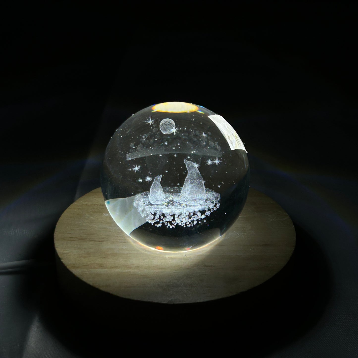 3D Laser Crystal Ball