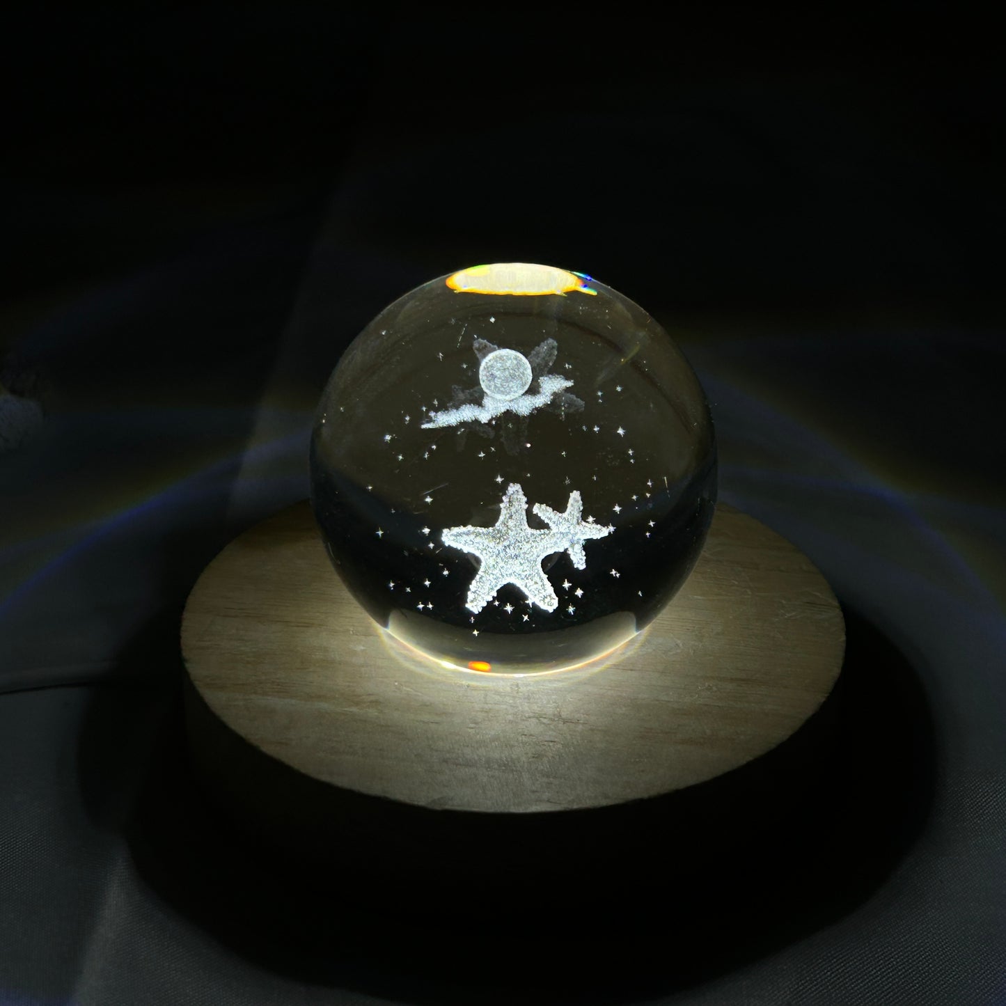 3D Laser Crystal Ball
