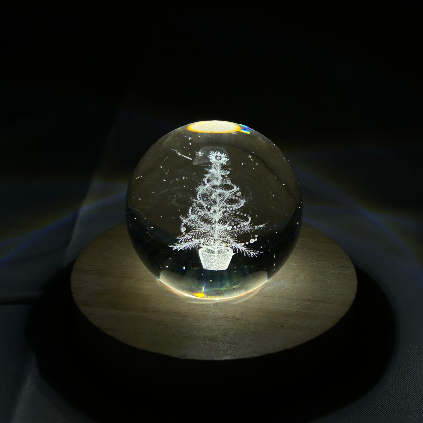 3D Laser Crystal Ball