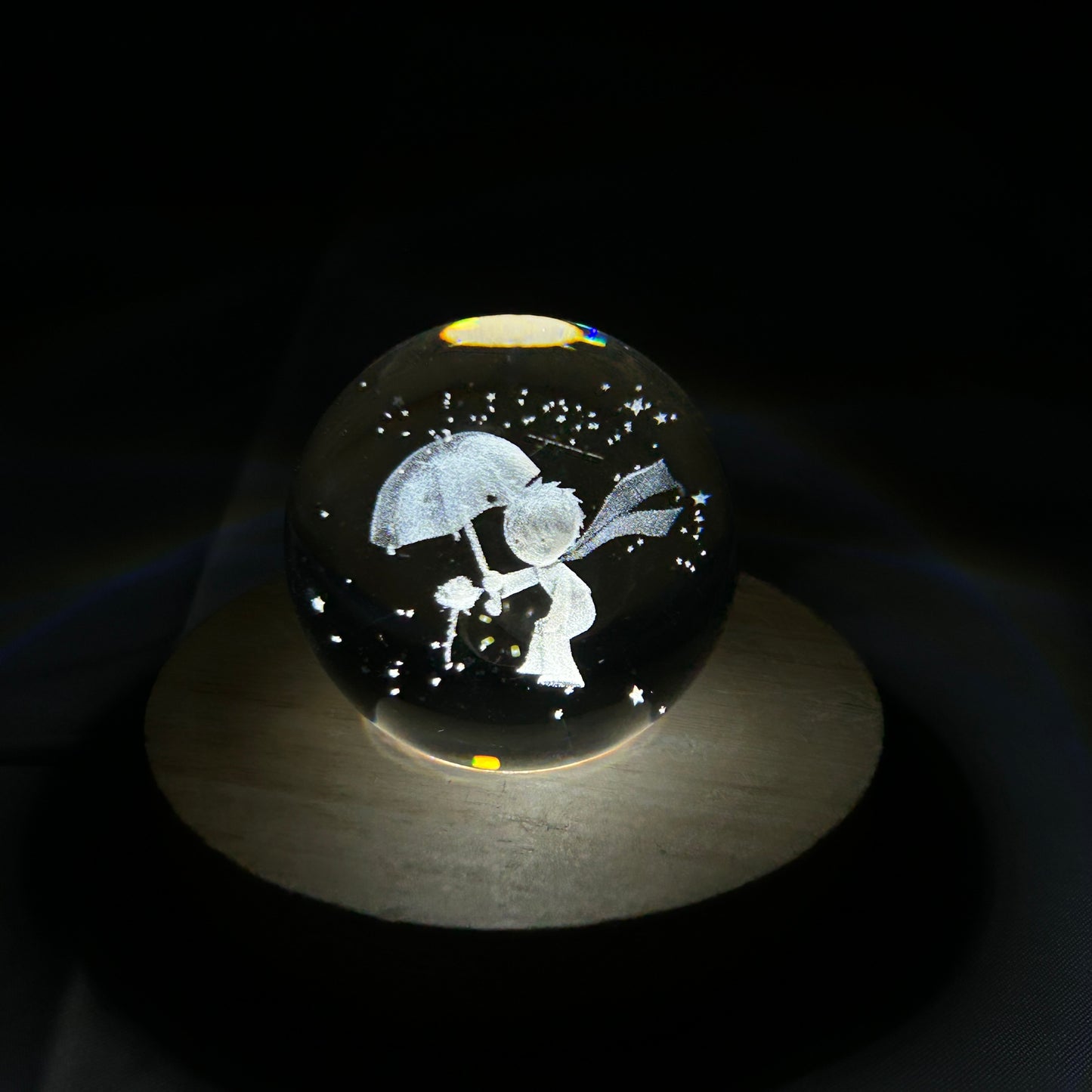 3D Laser Crystal Ball