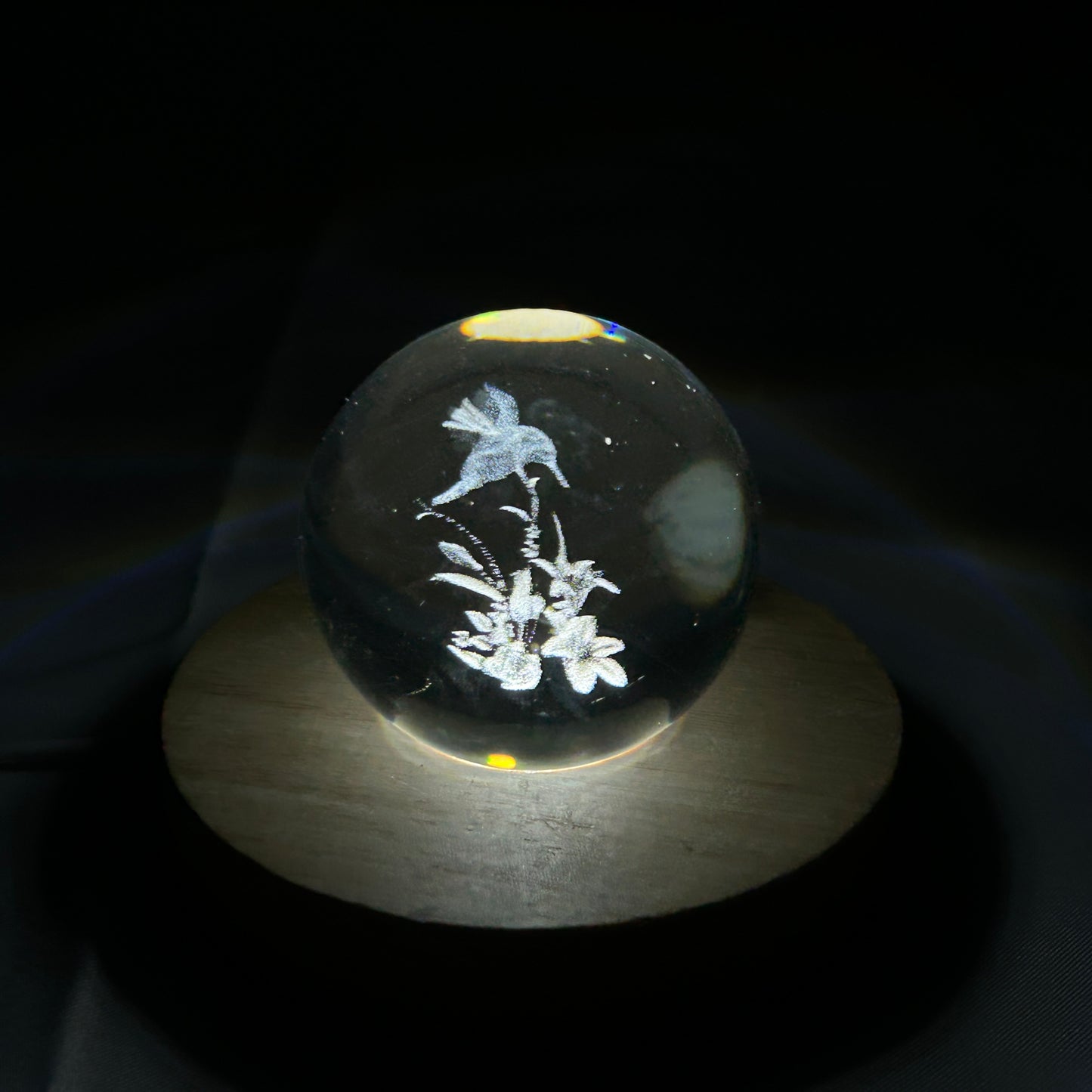 3D Laser Crystal Ball