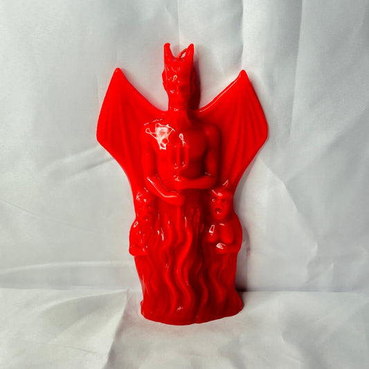 Devil Image Candle