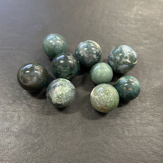 Moss Agate Spheres