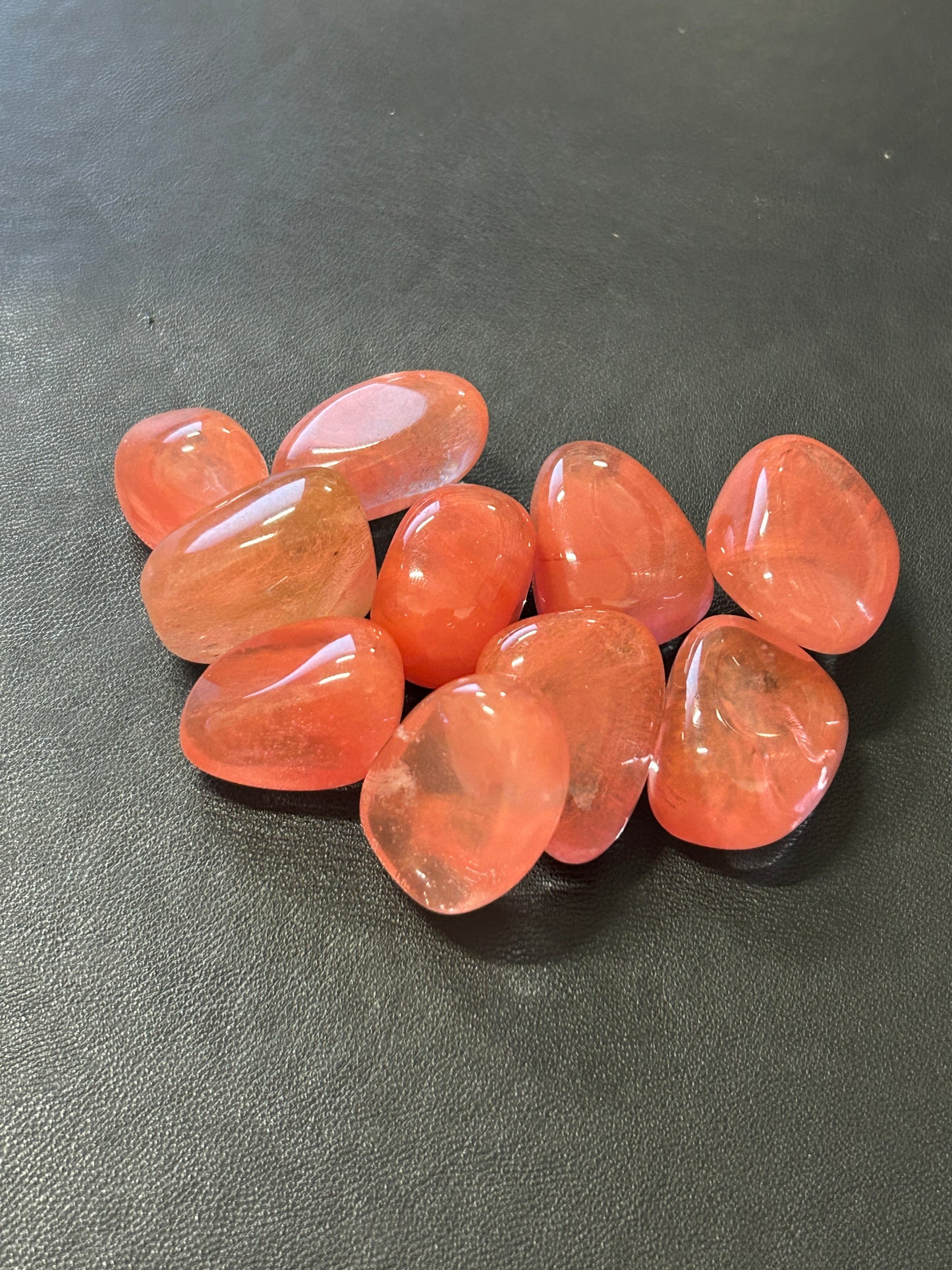 Strawberry Obsidian Tumbles
