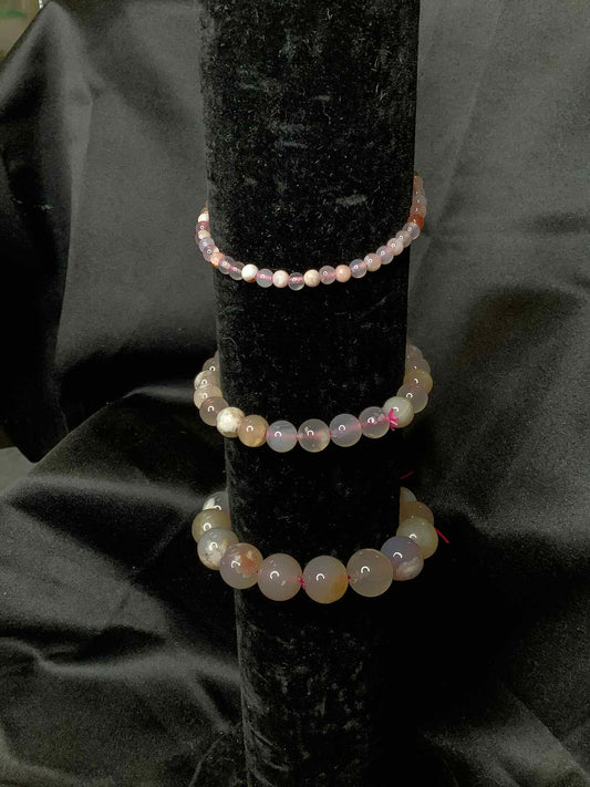 Flower Agate Bracelets