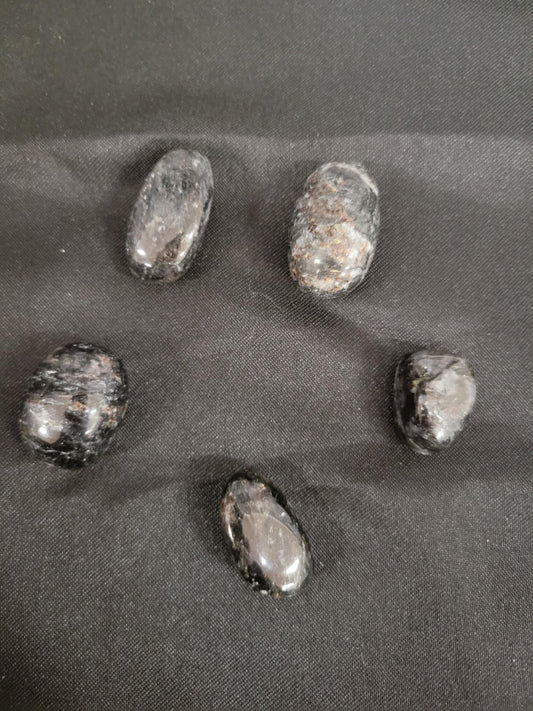 Arfvendsonite (Fire Works) Tumbles