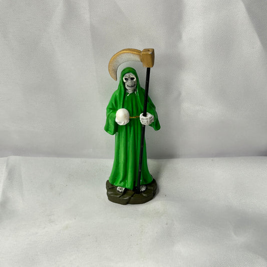 Santa Muerte - Green - 4"