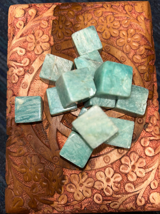 Amazonite cube