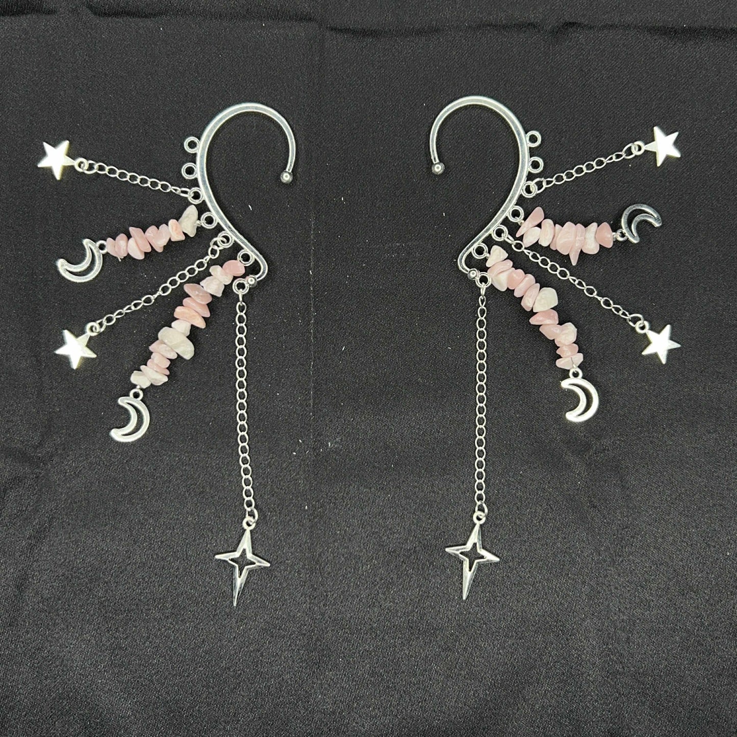 Crystal Chip Ear Cuffs