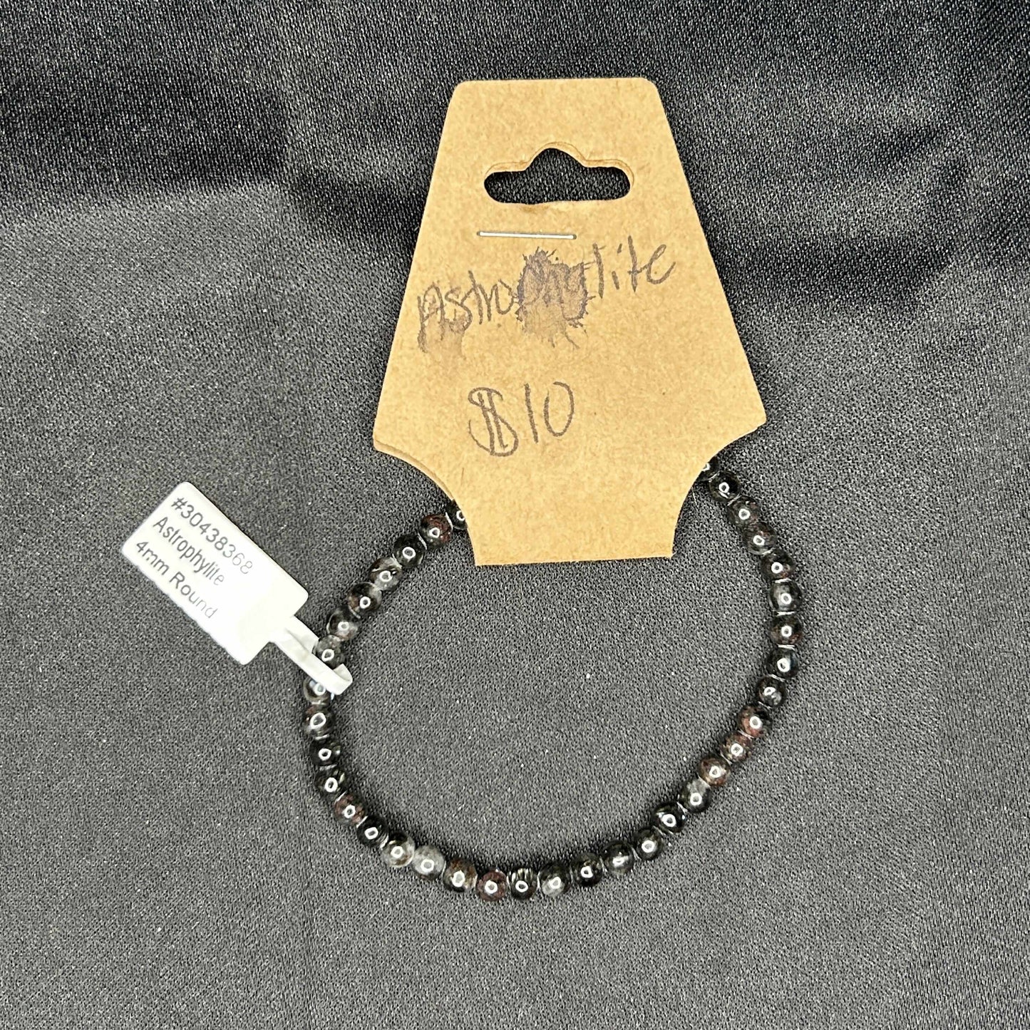 Astrophylite 4mm Bead Bracelet