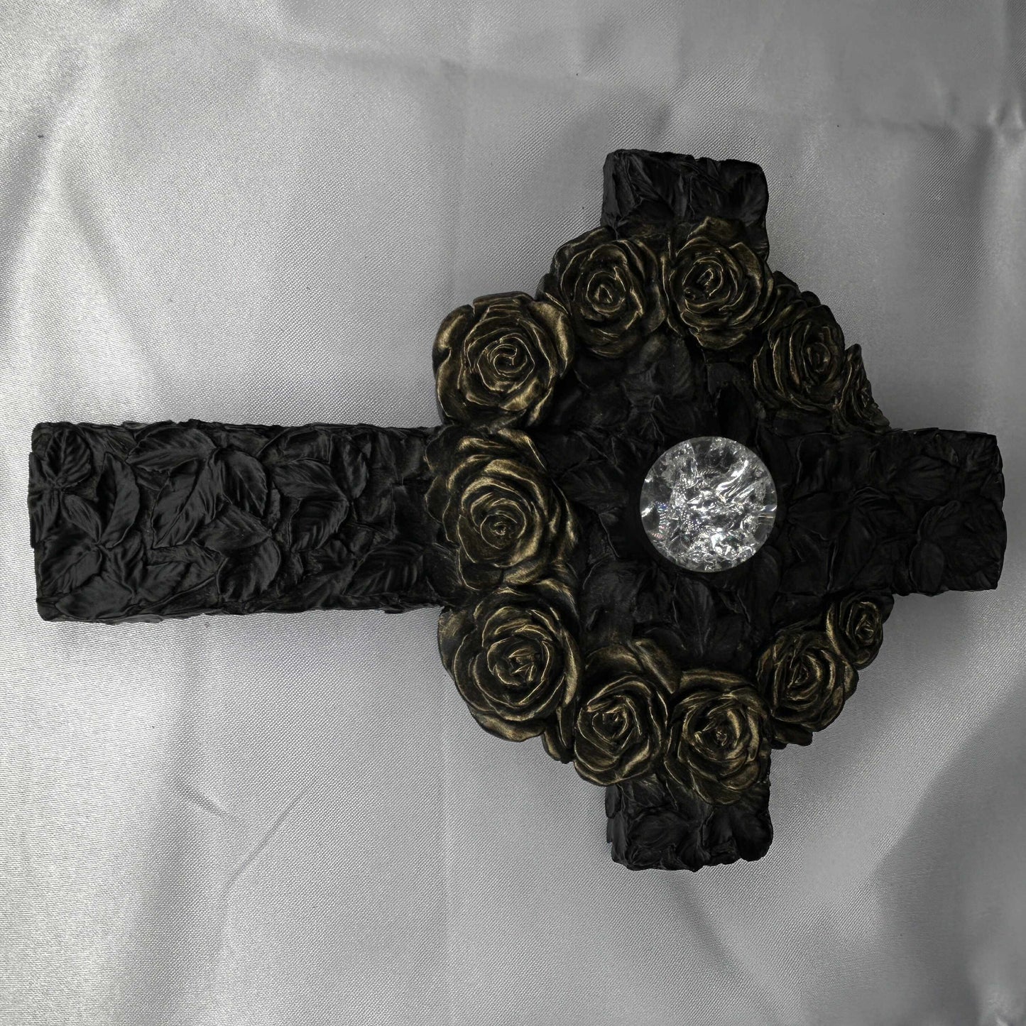 Rose Cross Sphere Holder