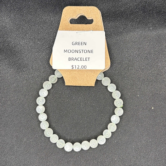 Green Moonstone Bracelet