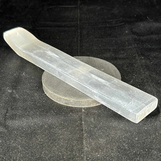 12 Inch Selenite Incense Holder