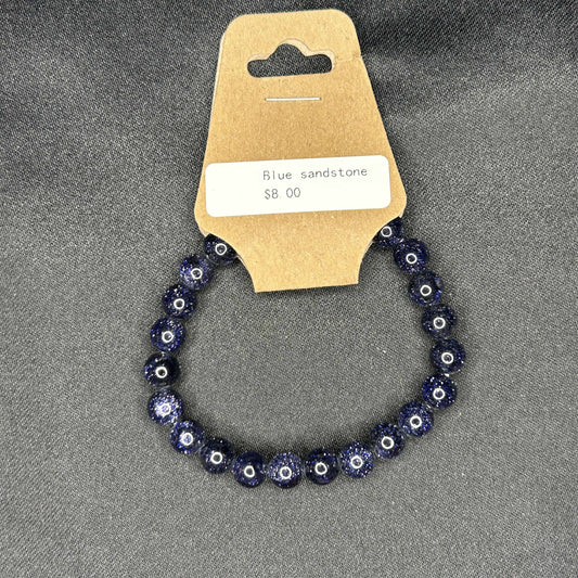 Blue Sandstone Bracelet
