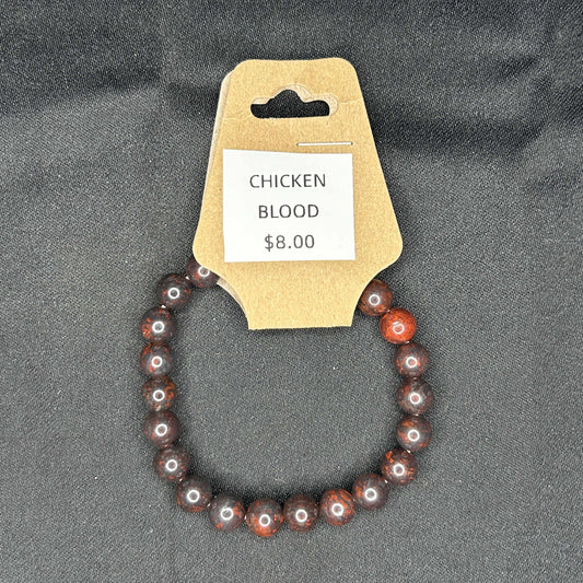 Chicken Blood Jasper Bracelet