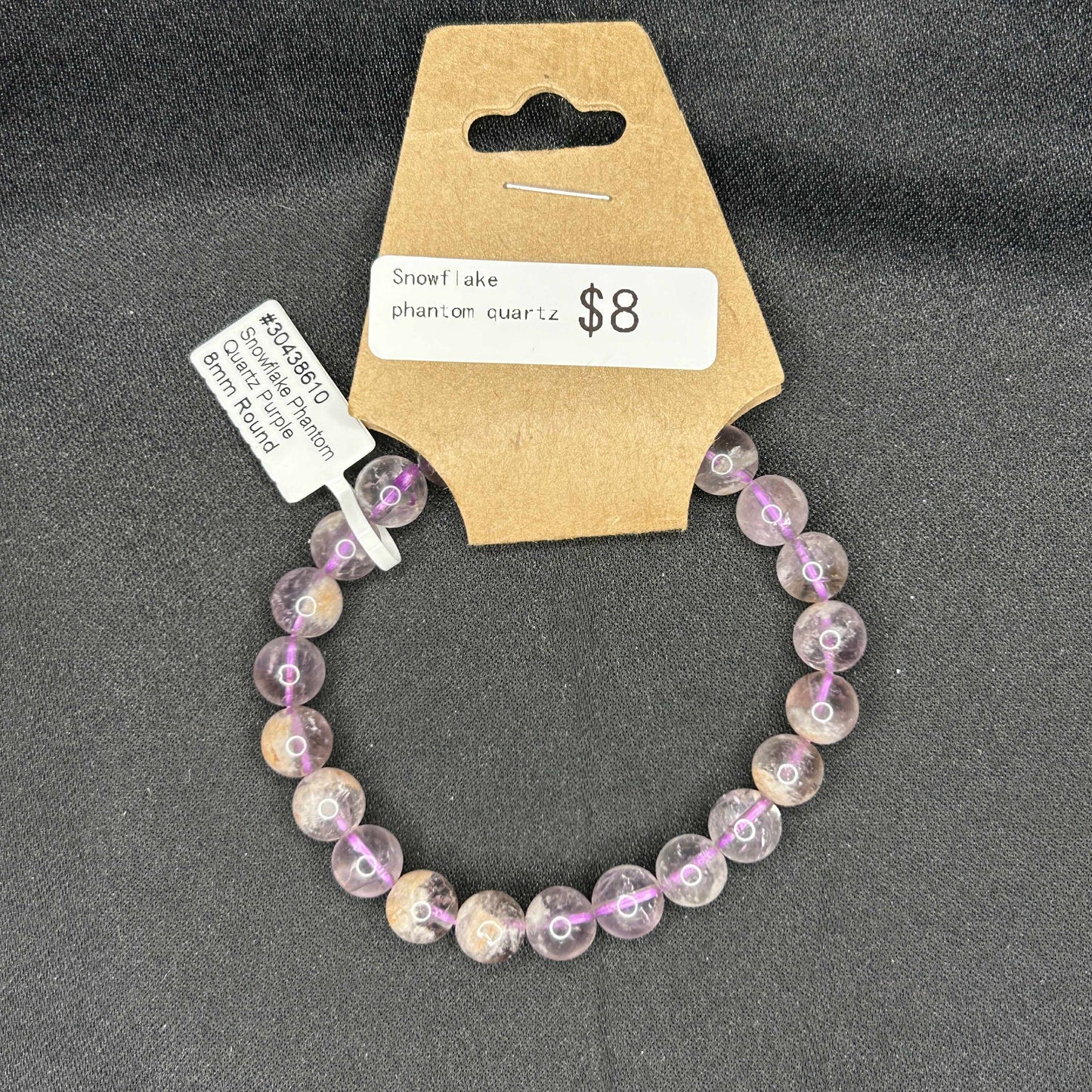 Snowflake Phantom Quartz Bracelet