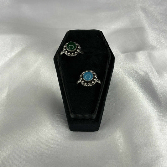 Labradorite and Turquois Ring