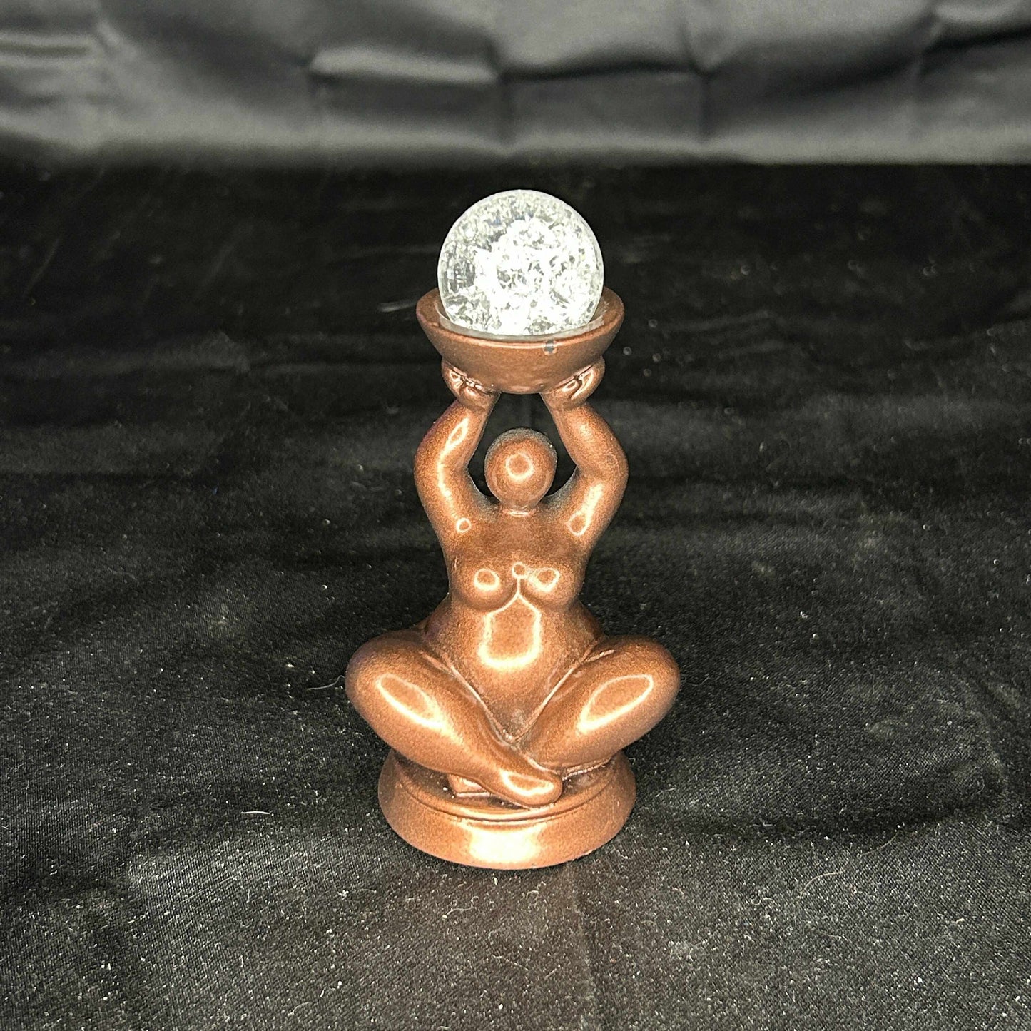 Female Figure Sphere Holder