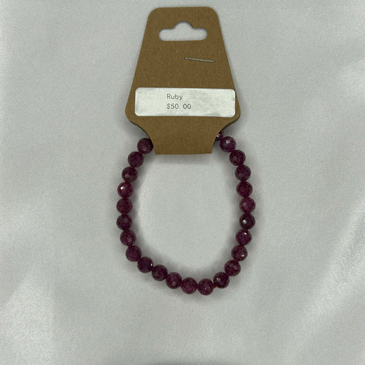 Ruby Crystal Bracelet