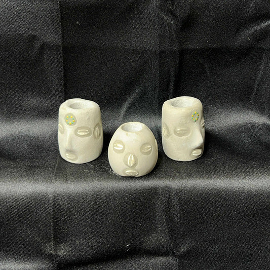 Eleggua Candle Holder Heads