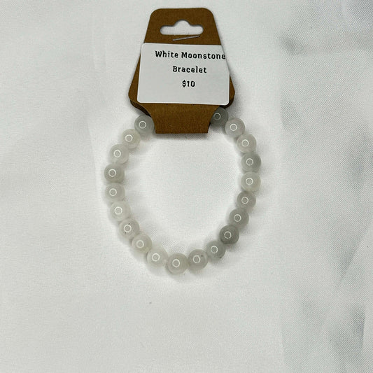 White Moonstone Bracelet