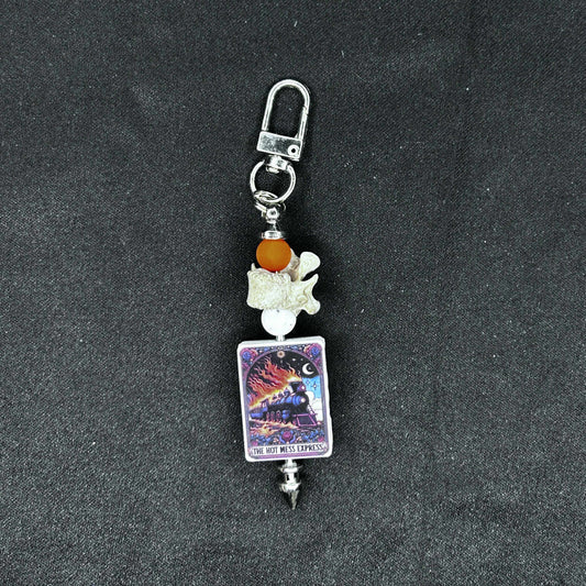 Keychains with Snake Vertebrae