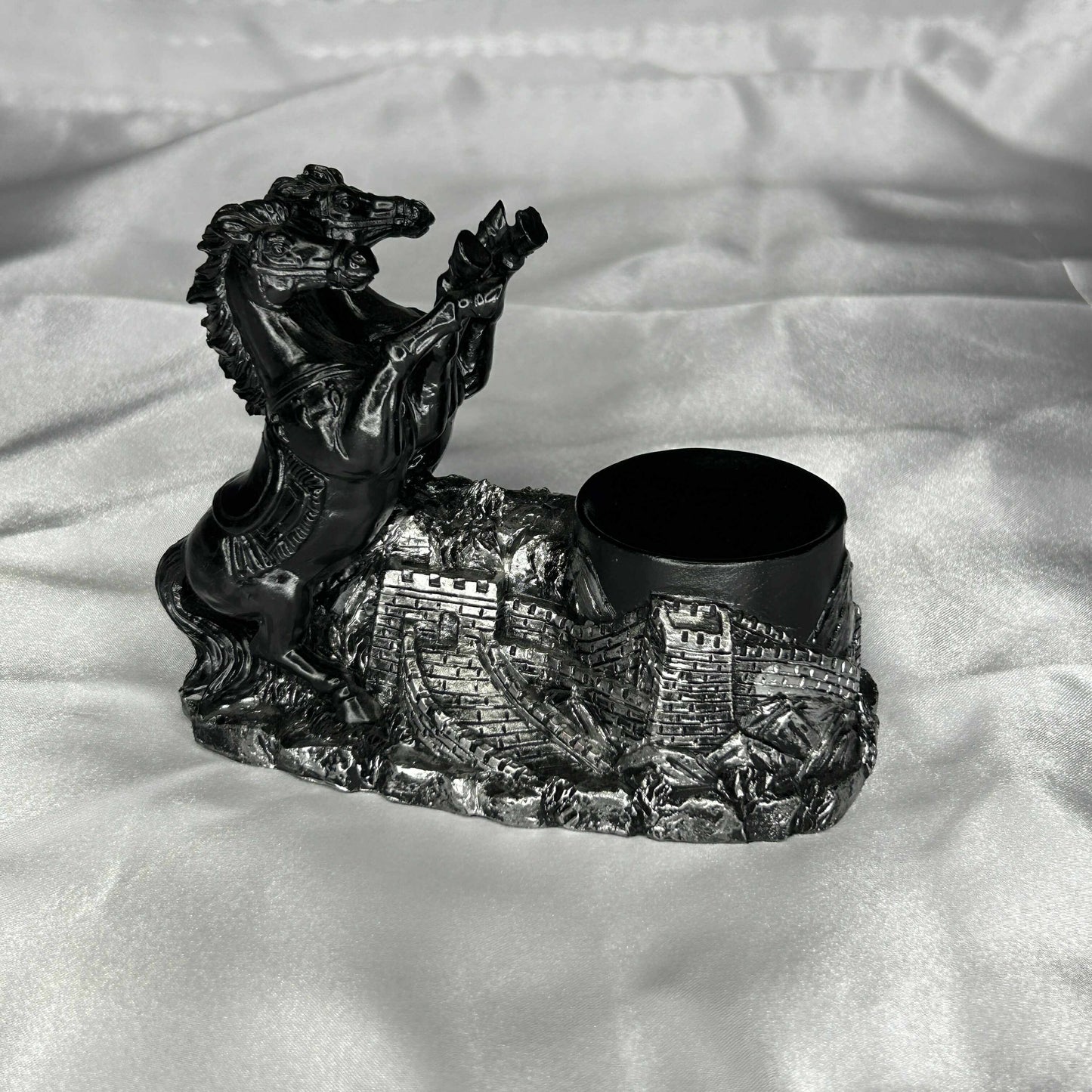 Castle and Horses Sphere Holder