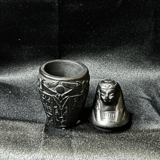 Tutankhamun Obsidian Urn