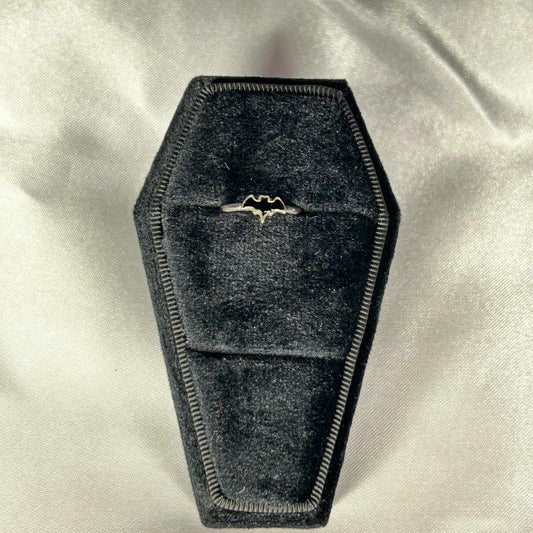 TourmalineSterling Silver Bat Cut Ring