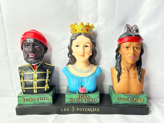 Las 3 Potencias 8in Statue