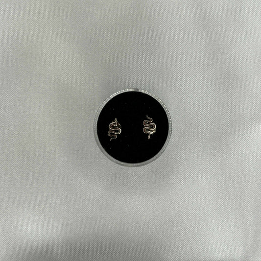 Sterling Silver Snake Earrings