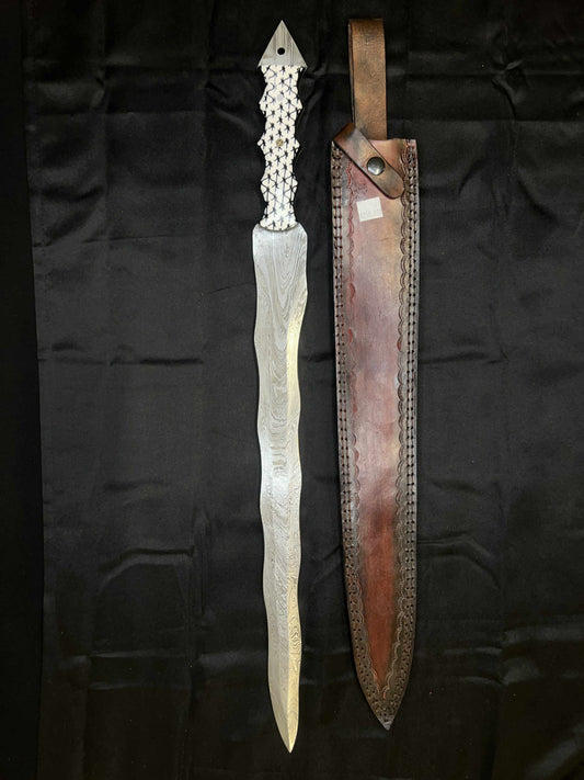 25in Kalis Blade Full Tang Damascus Steel