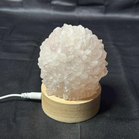 Rose Quartz Chip Light