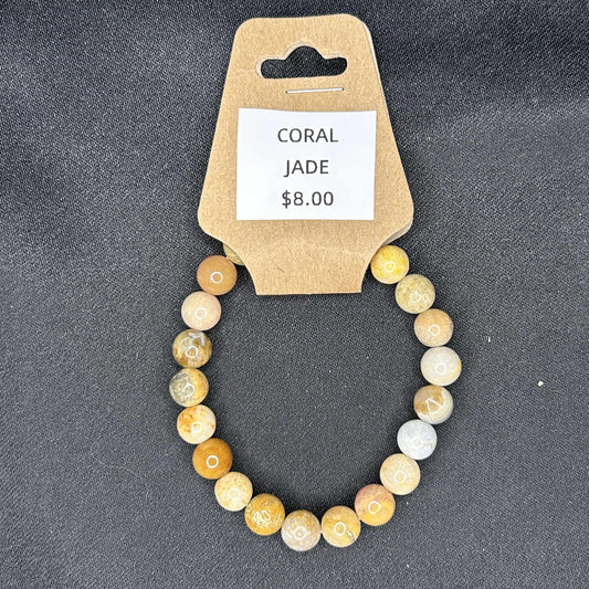 Coral Jade Bracelet