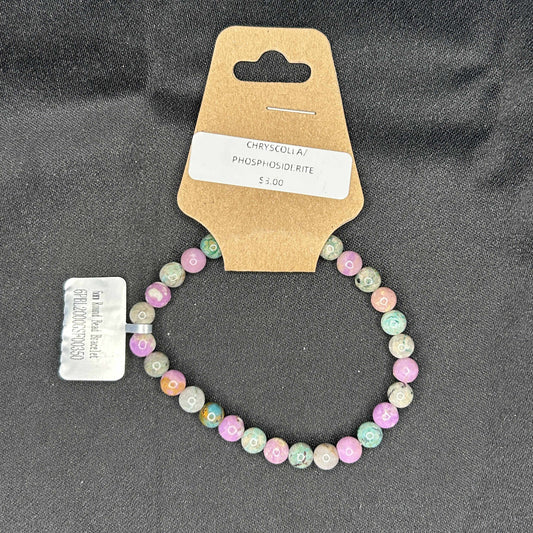 Chrysocolla + Phosphosiderite Bracelet