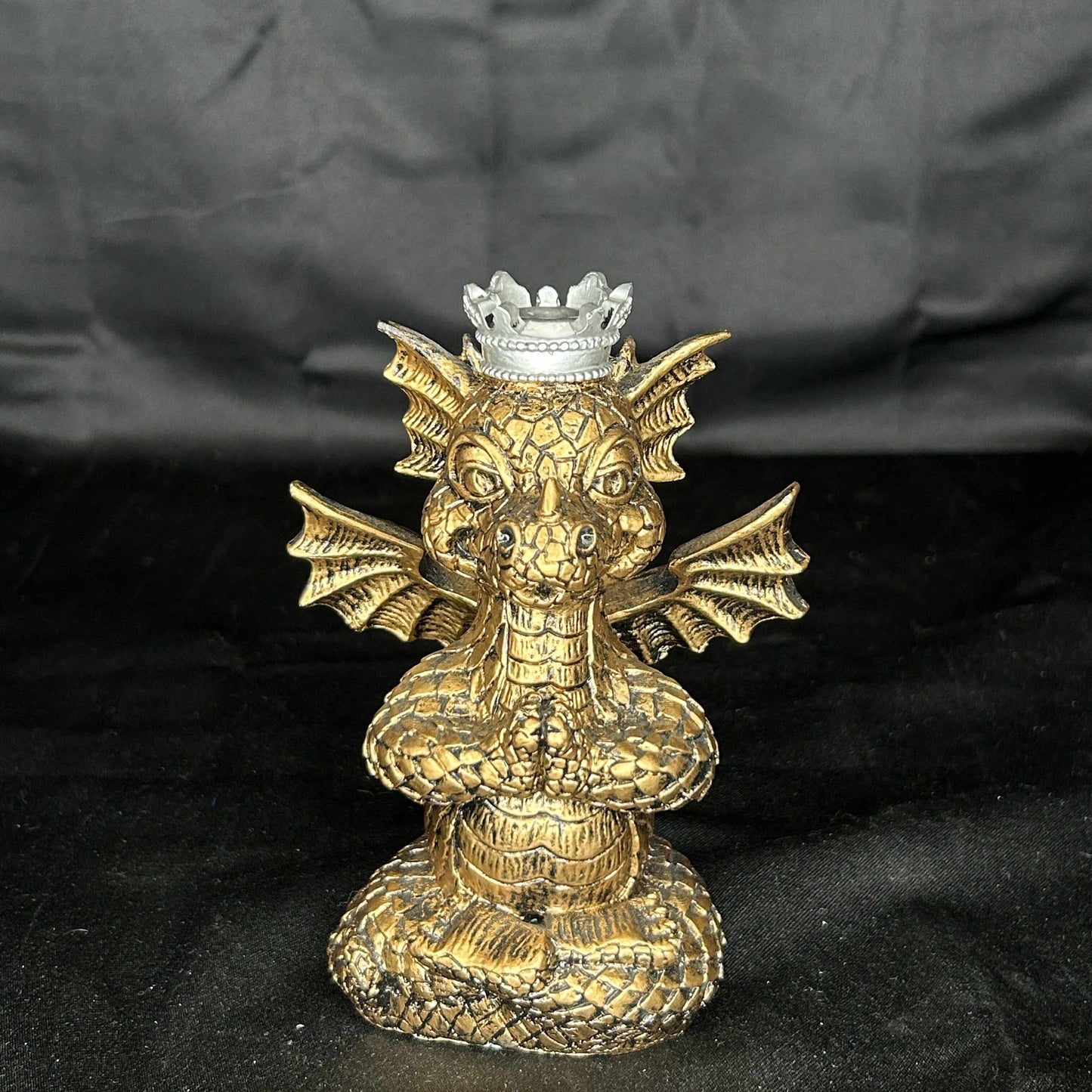 Dragon Meditating Sphere Holder
