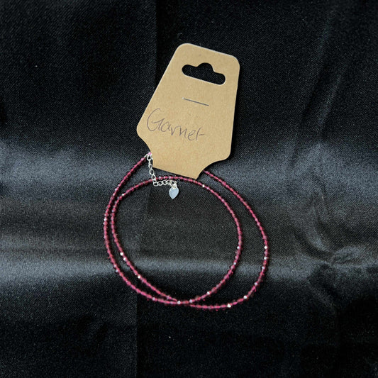 Garnet Crystaline Necklace