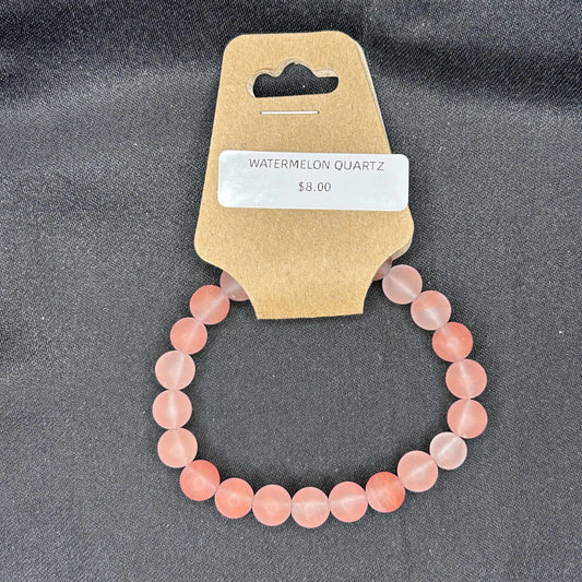 Watermelon Quartz Bracelet