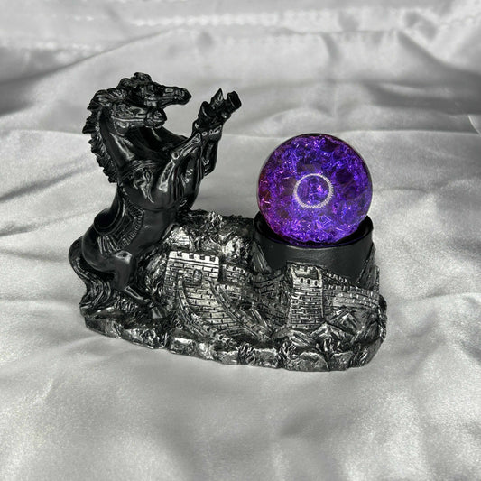 Castle and Horses Sphere Holder