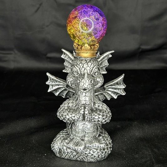Dragon Meditating Sphere Holder