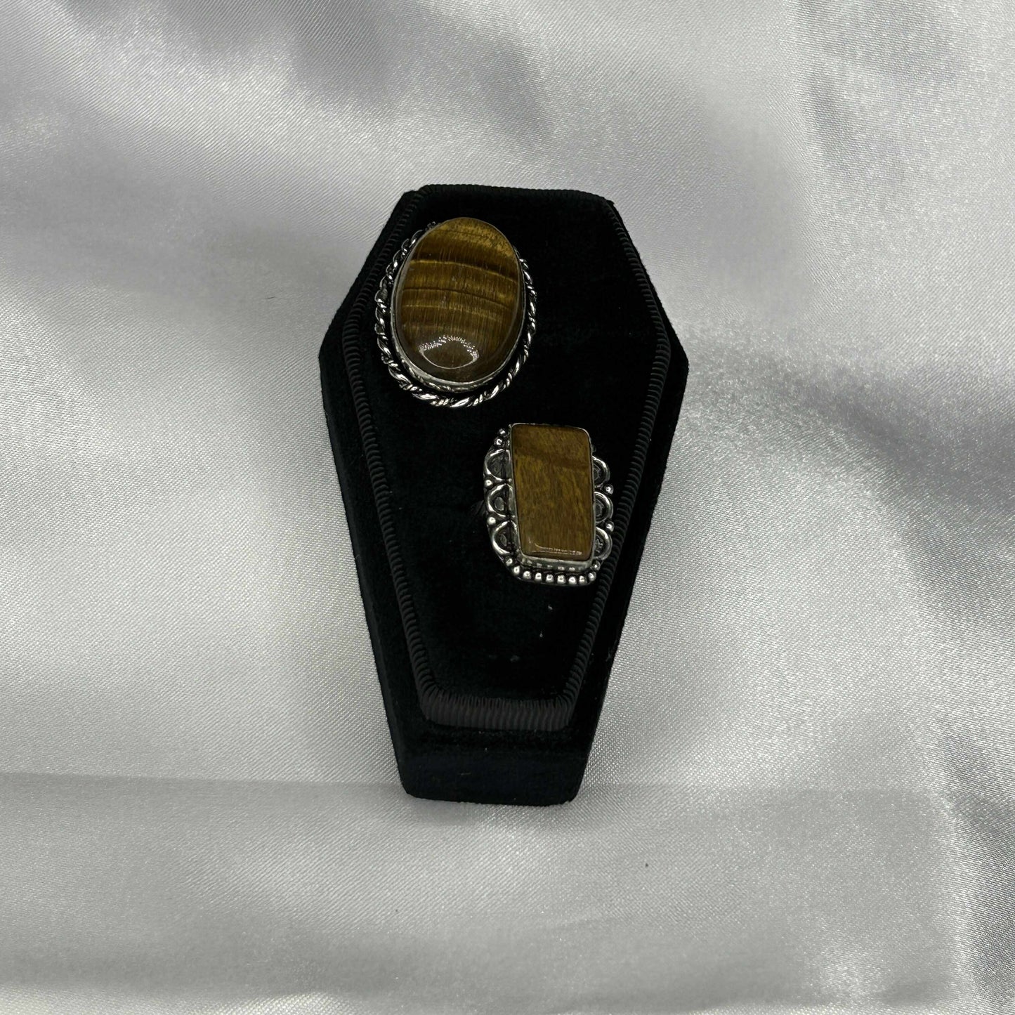 Tigers Eye in Sterling Silver Setting Ring