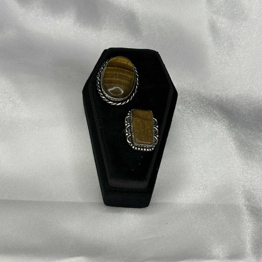 Tigers Eye in Sterling Silver Setting Ring