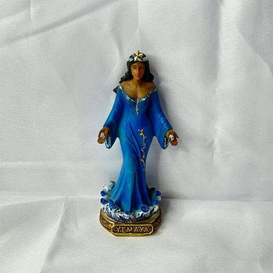 Yemaya in Blue Dress 6in Statue