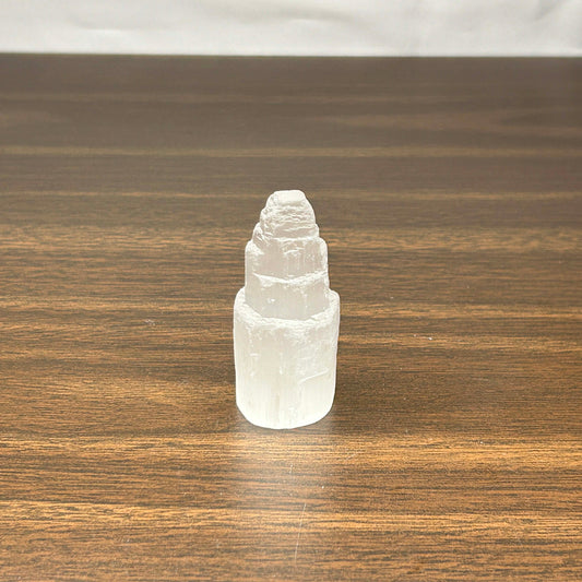 Selenite Free Form Tower