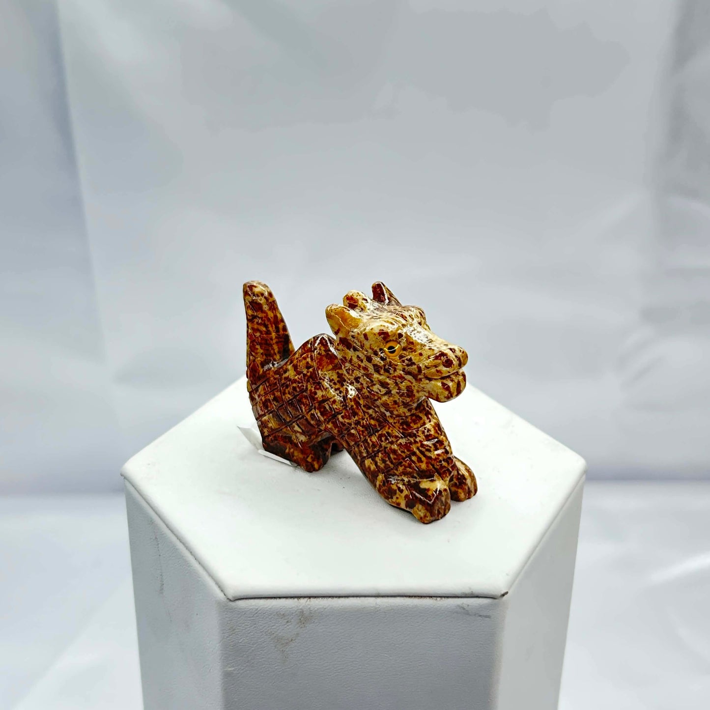 Coffee Jasper Chinese Dragon