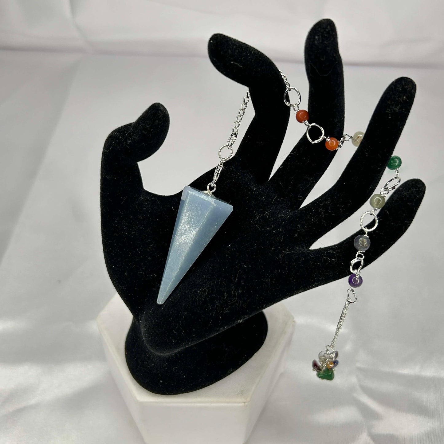 Hexagonal Pendulums with Chakra Chain (SHop Choice)