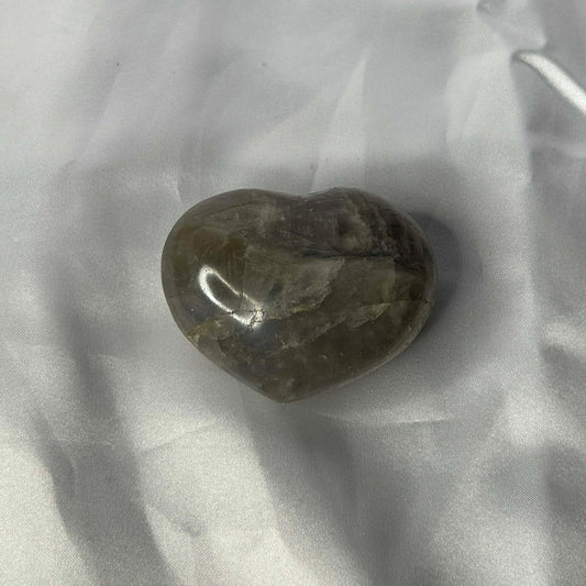 Blue Rose Quartz Heart