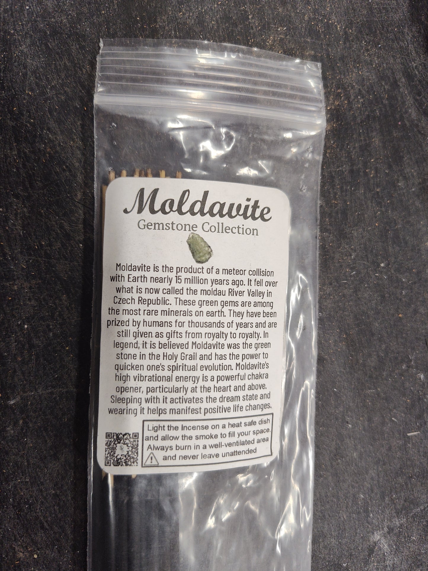 Moldavite Incense Gemstone Collections